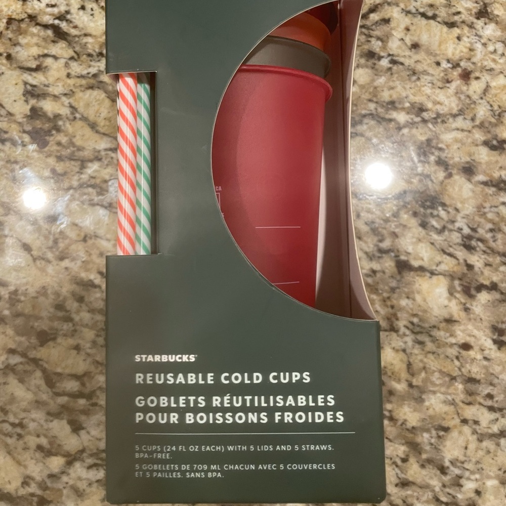 Starbucks Reusable Holiday Cold Cups